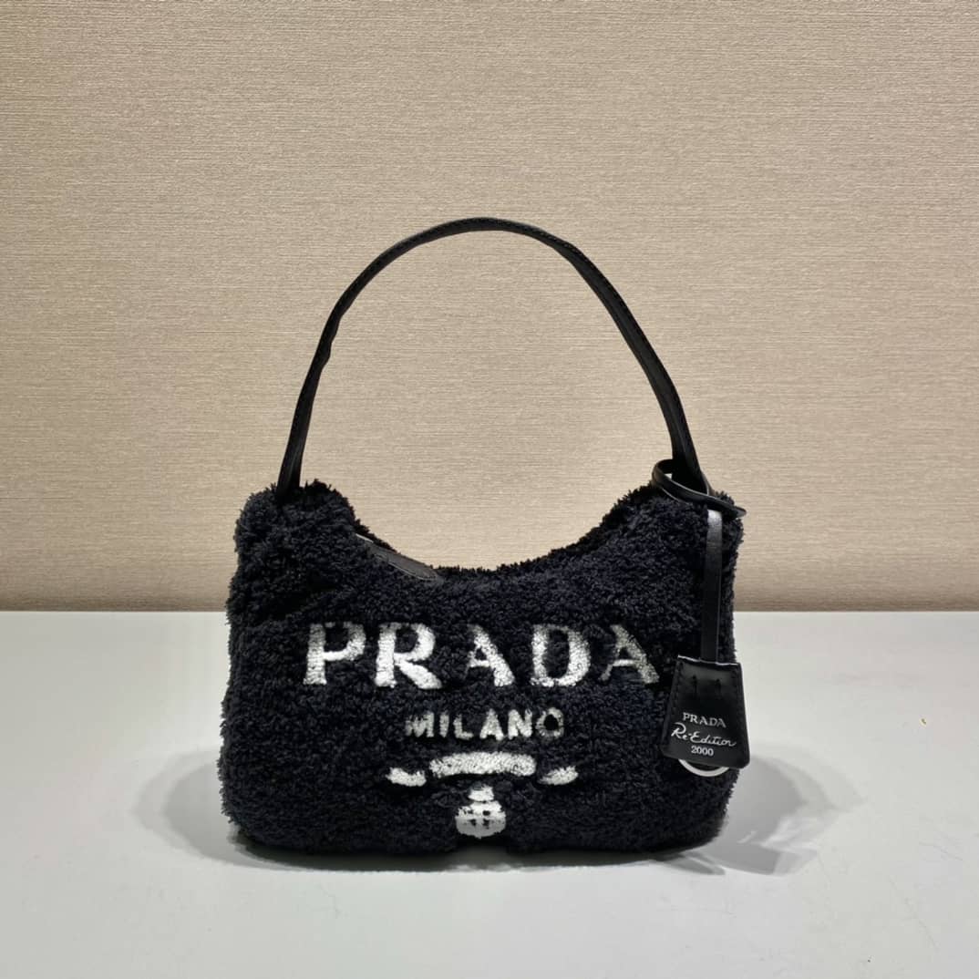 Prada Satin Re-Edition 2000 Crystal Mini Hobo