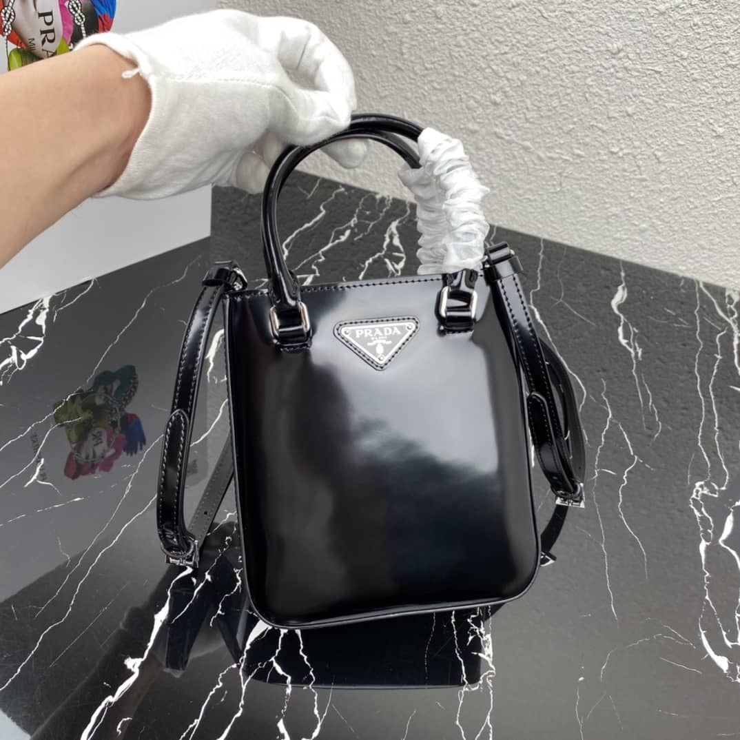Prada Raffia Tote Dupe Small Brushed Leather Replica Tote
