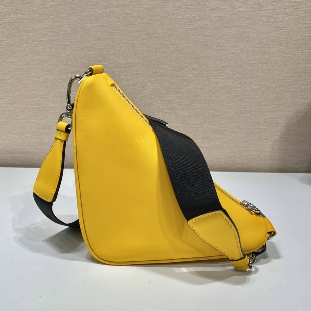 Prada Leather Triangle Replica Shoulder Bag