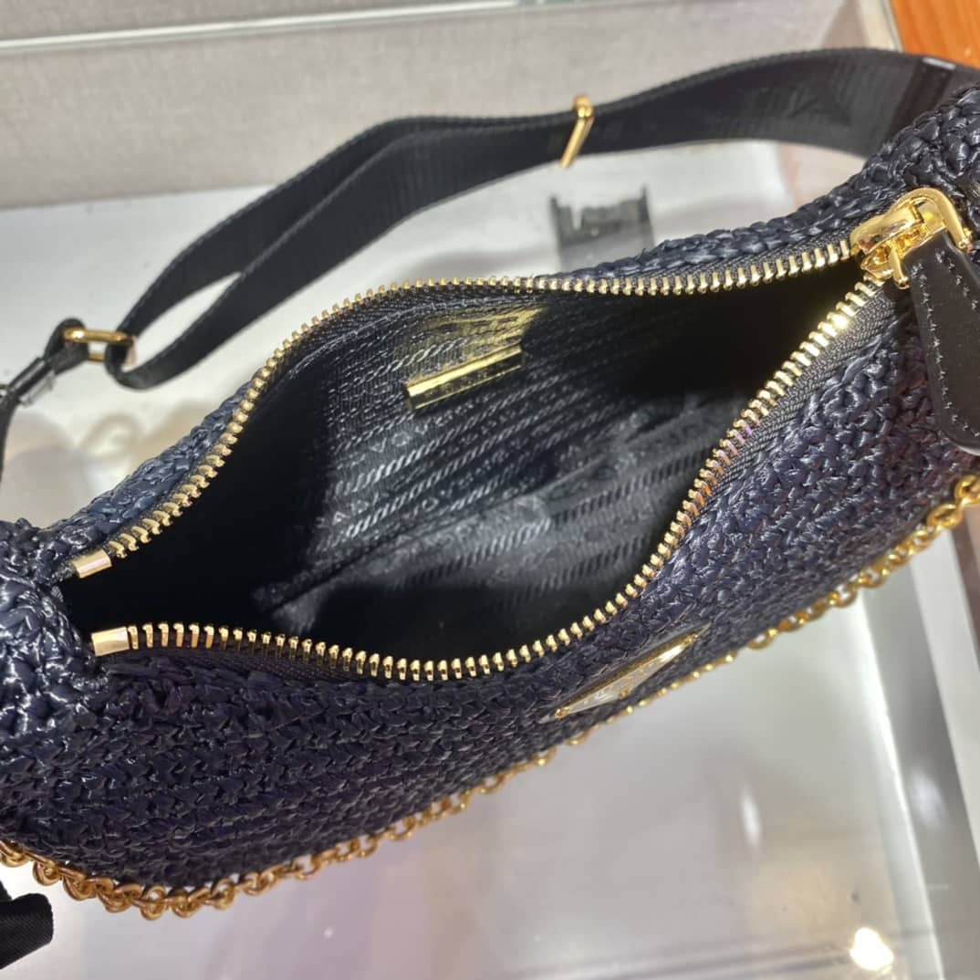 Prada Re-edition 2005 Raffia Replica Bag