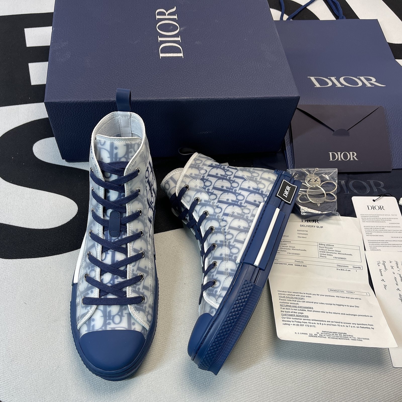 Dior B23 High Top Sneaker 25