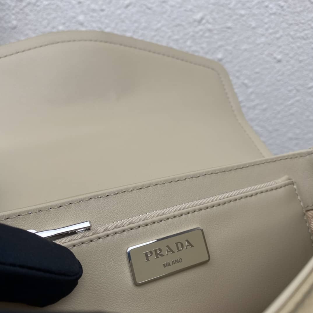 Prada Pocket Nylon And Brushed Leather Replica Bag