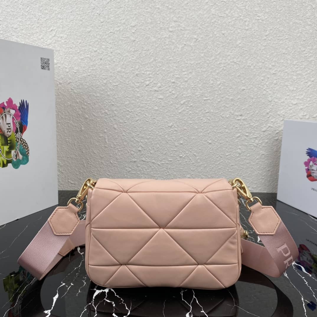 Prada System Nappa Leather Patchwork Replica Bag