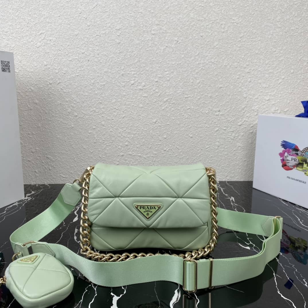 Prada System Nappa Leather Patchwork Replica Bag
