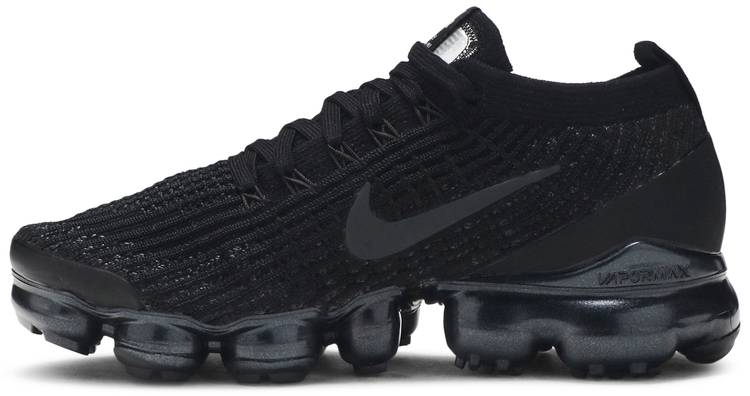 Wmns Air VaporMax Flyknit 3  Triple Black  AJ6910-002