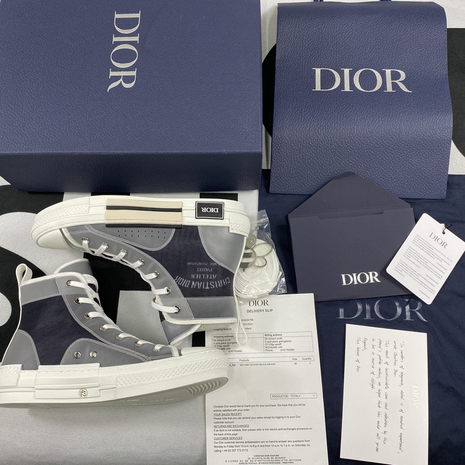 Dior B23 High Top Sneaker 16