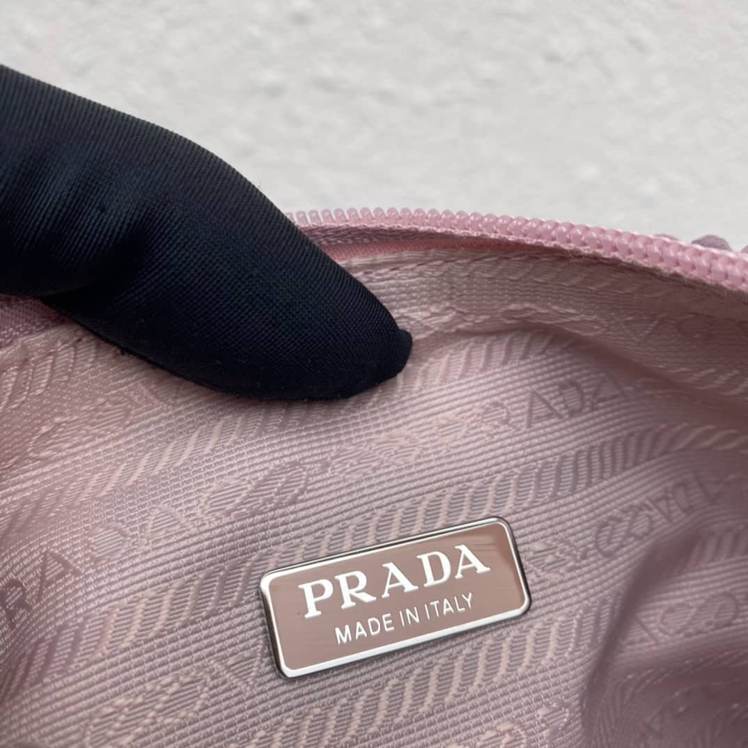Prada Satin Re-Edition 2000 Crystal Mini Hobo