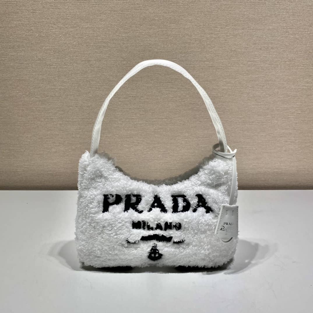 Prada Satin Re-Edition 2000 Crystal Mini Hobo