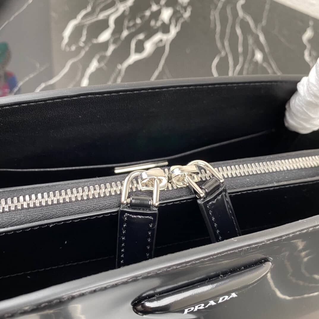 Prada Raffia Tote Dupe Small Brushed Leather Replica Tote