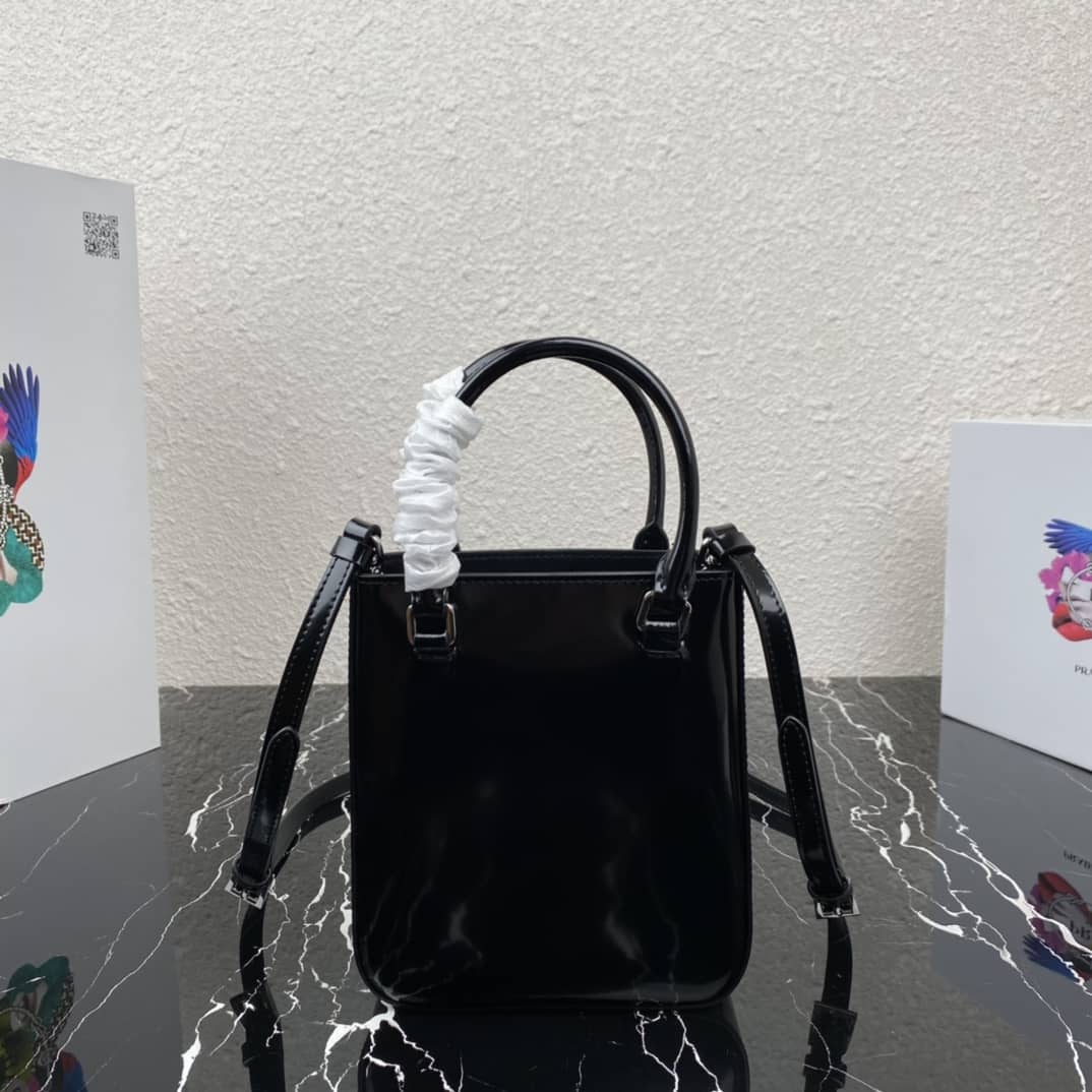 Prada Raffia Tote Dupe Small Brushed Leather Replica Tote
