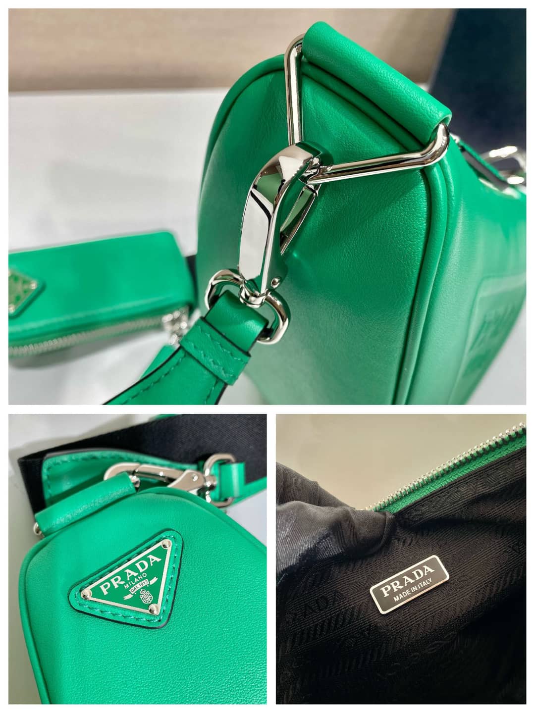Prada Leather Triangle Replica Shoulder Bag