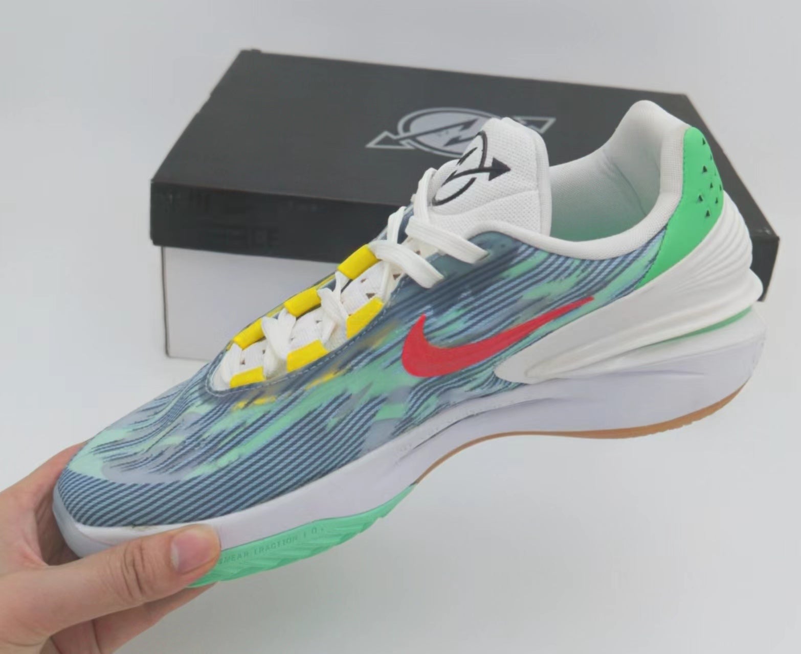 NIKE ZOOM GT CUT 2 x BLUE GREEN GUM