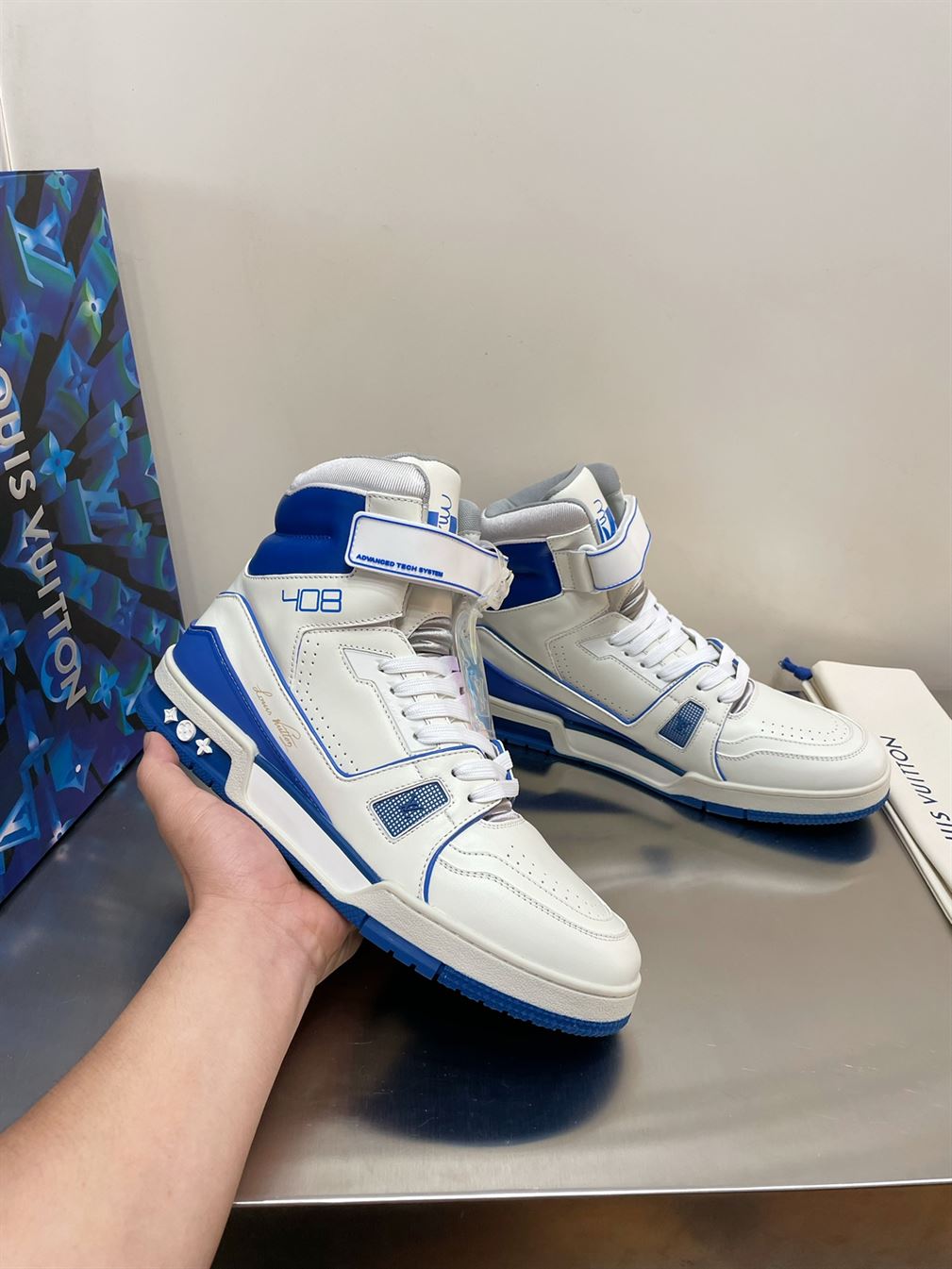 LOUIS VUITTON LV TRAINER SNEAKER BOOT   LVS071