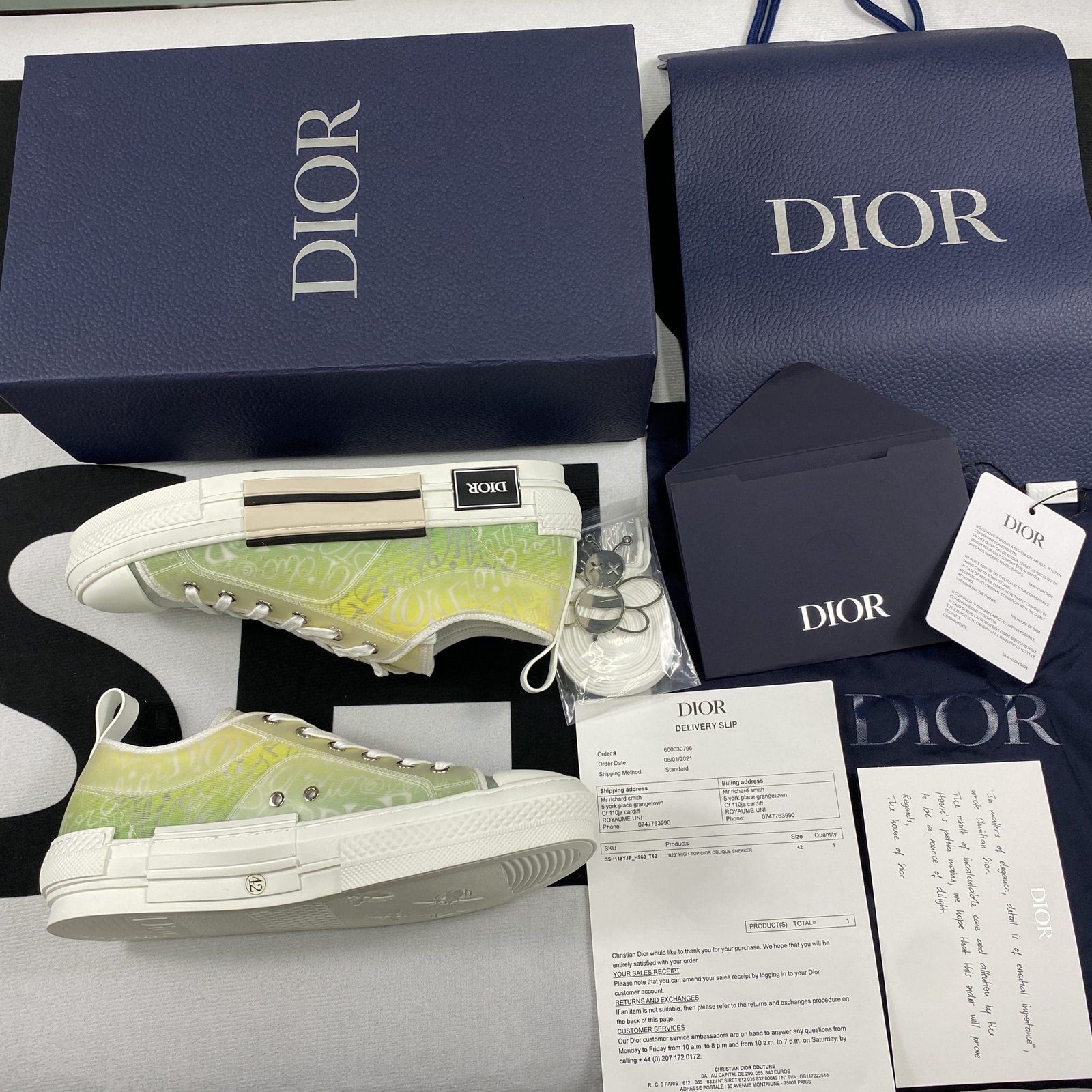 Dior B23 High Top Sneaker 7