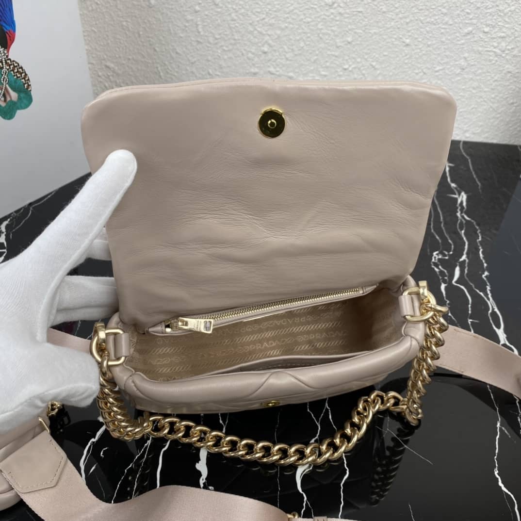 Prada System Nappa Leather Patchwork Replica Bag