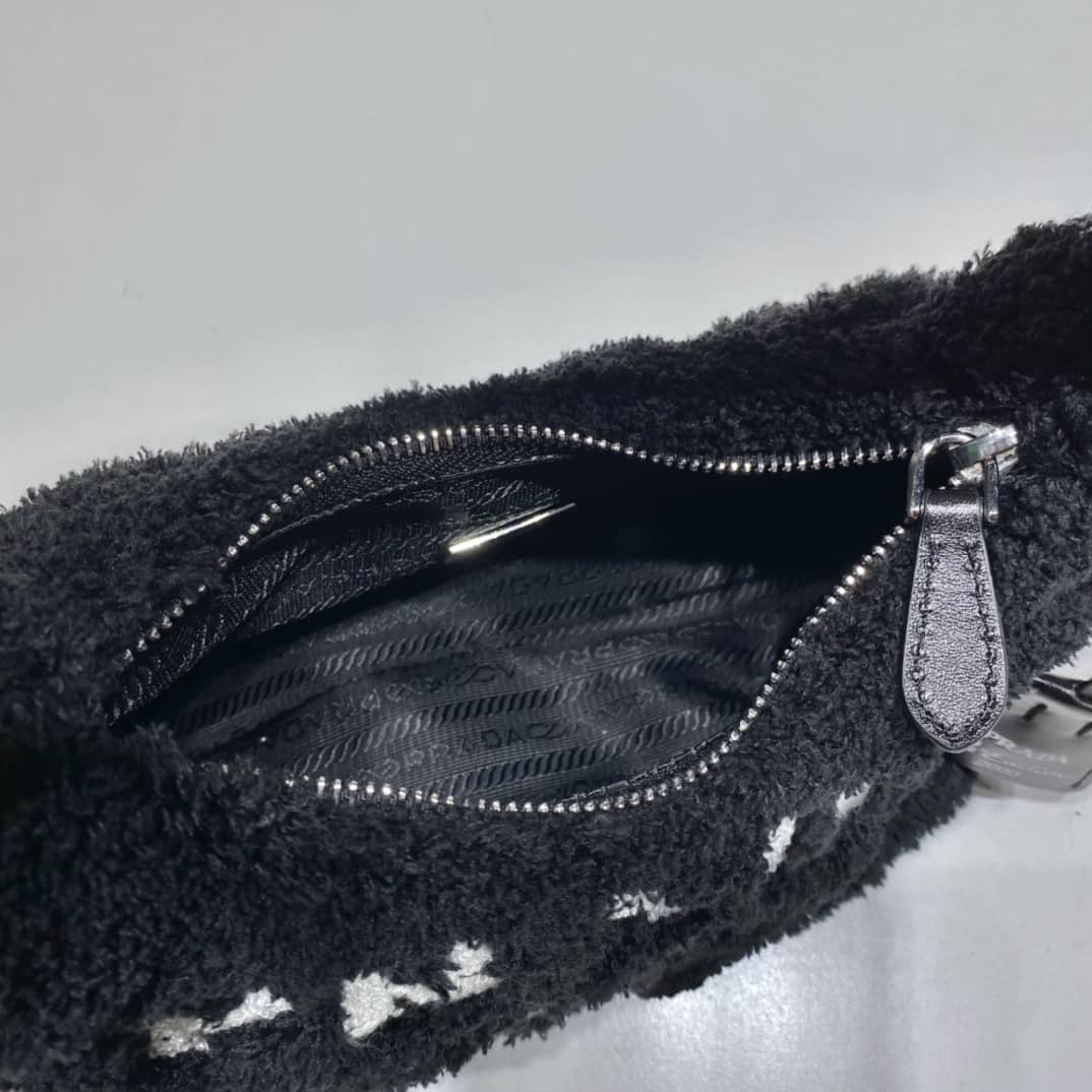 Prada Satin Re-Edition 2000 Crystal Mini Hobo