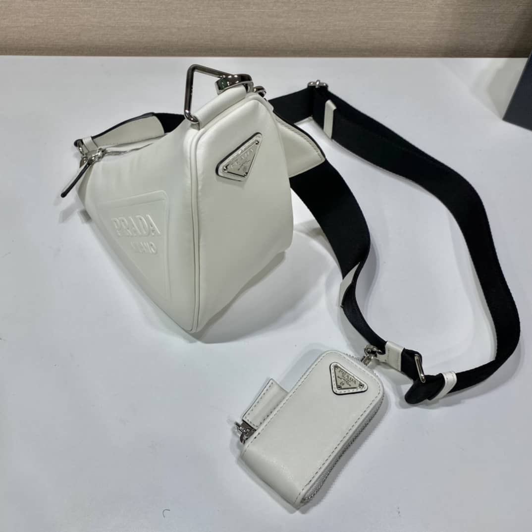 Prada Leather Triangle Replica Shoulder Bag
