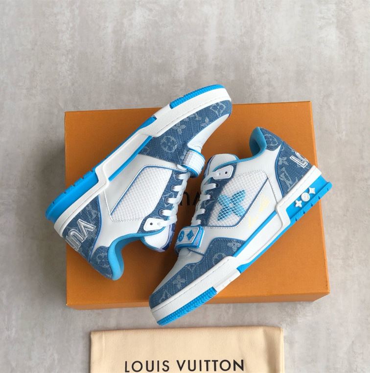 LOUIS VUITTON TRAINER MONOGRAM DENIM   LVS015