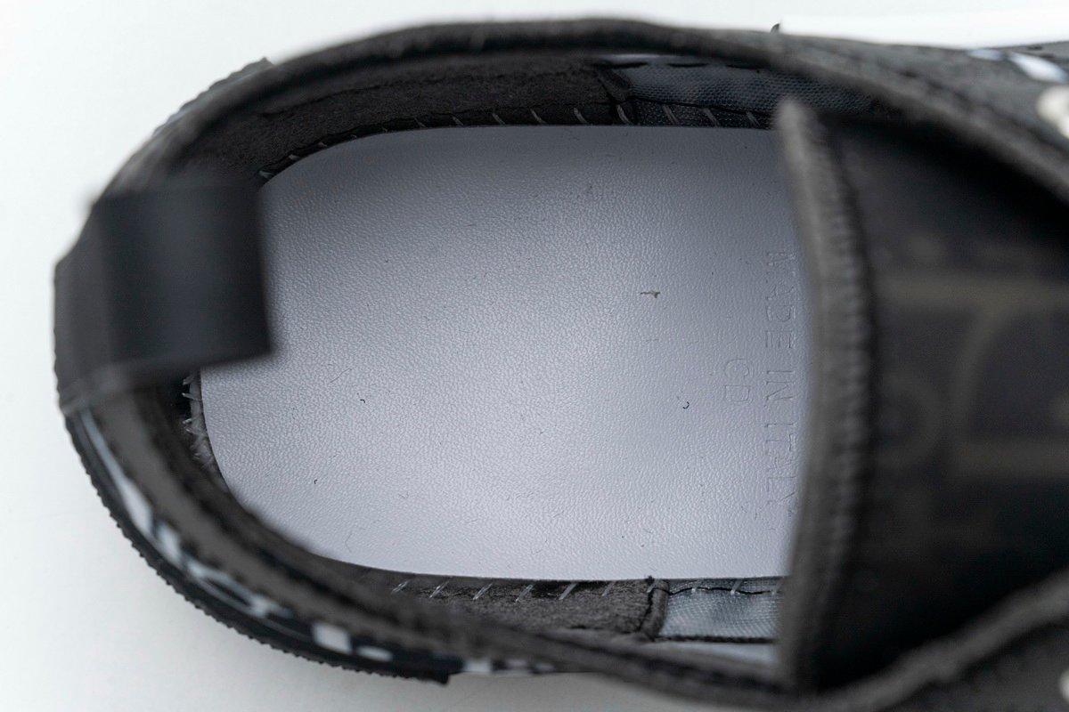 Converse Dupes Dior B23 HT Oblique Transparency Low H565 White Black