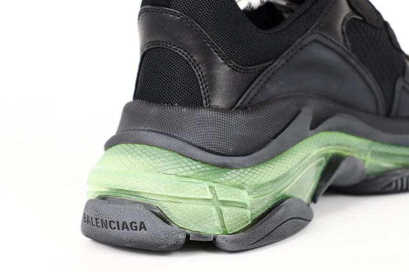BALENCIAGA TRIPLE S TRAINER BLACK GREEN REPLICA