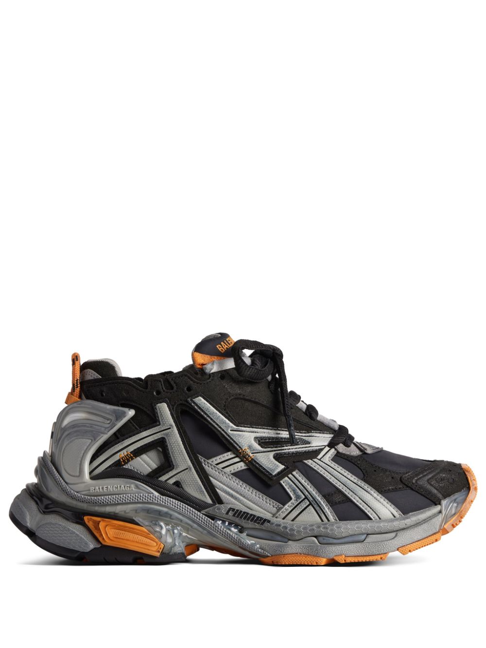 Balenciaga Dupes Runner distressed panelled sneakers - Cola