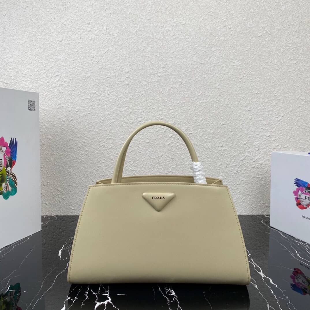 Prada Small Brushed Leather Replica Tote