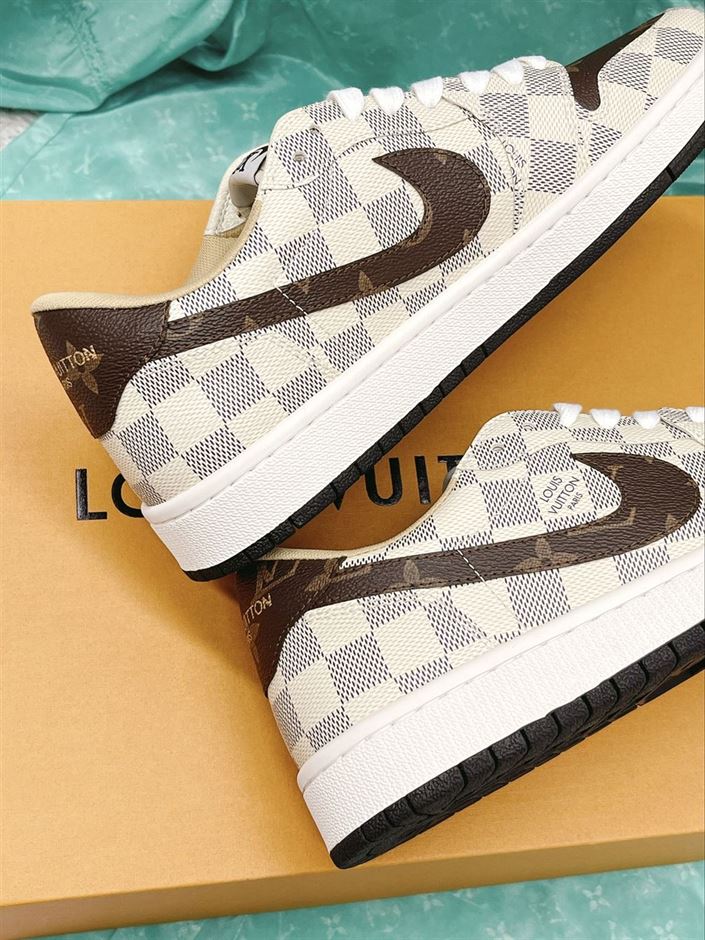 LV Shoes Replica X AIR JORDAN 1   LVS107
