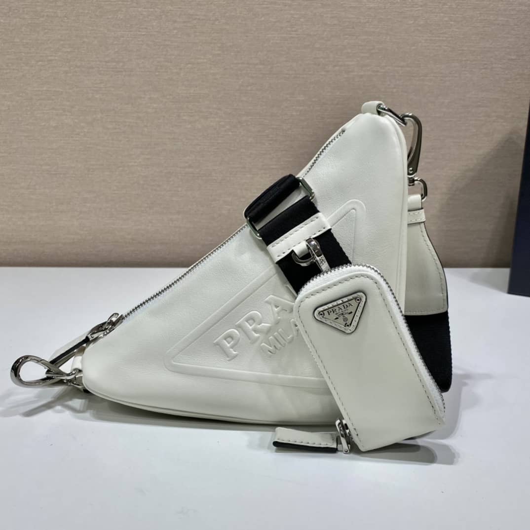 Prada Leather Triangle Replica Shoulder Bag