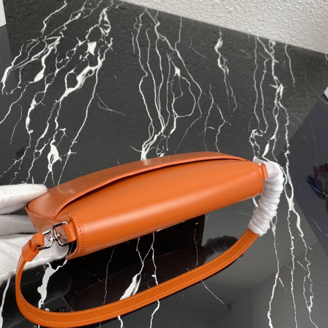 Prada Cleo Bag Dupe Brushed Leather Flap Replica Shoulder Bag