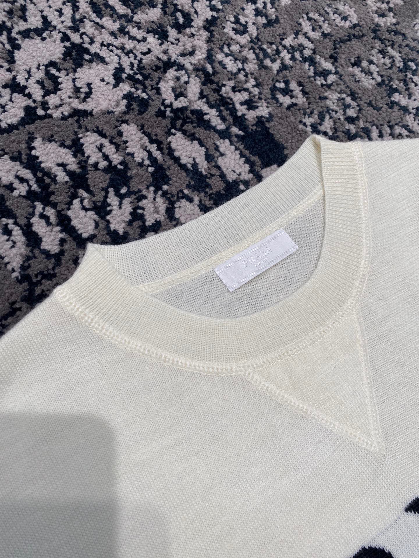 Prada Short Sleeve Sweater