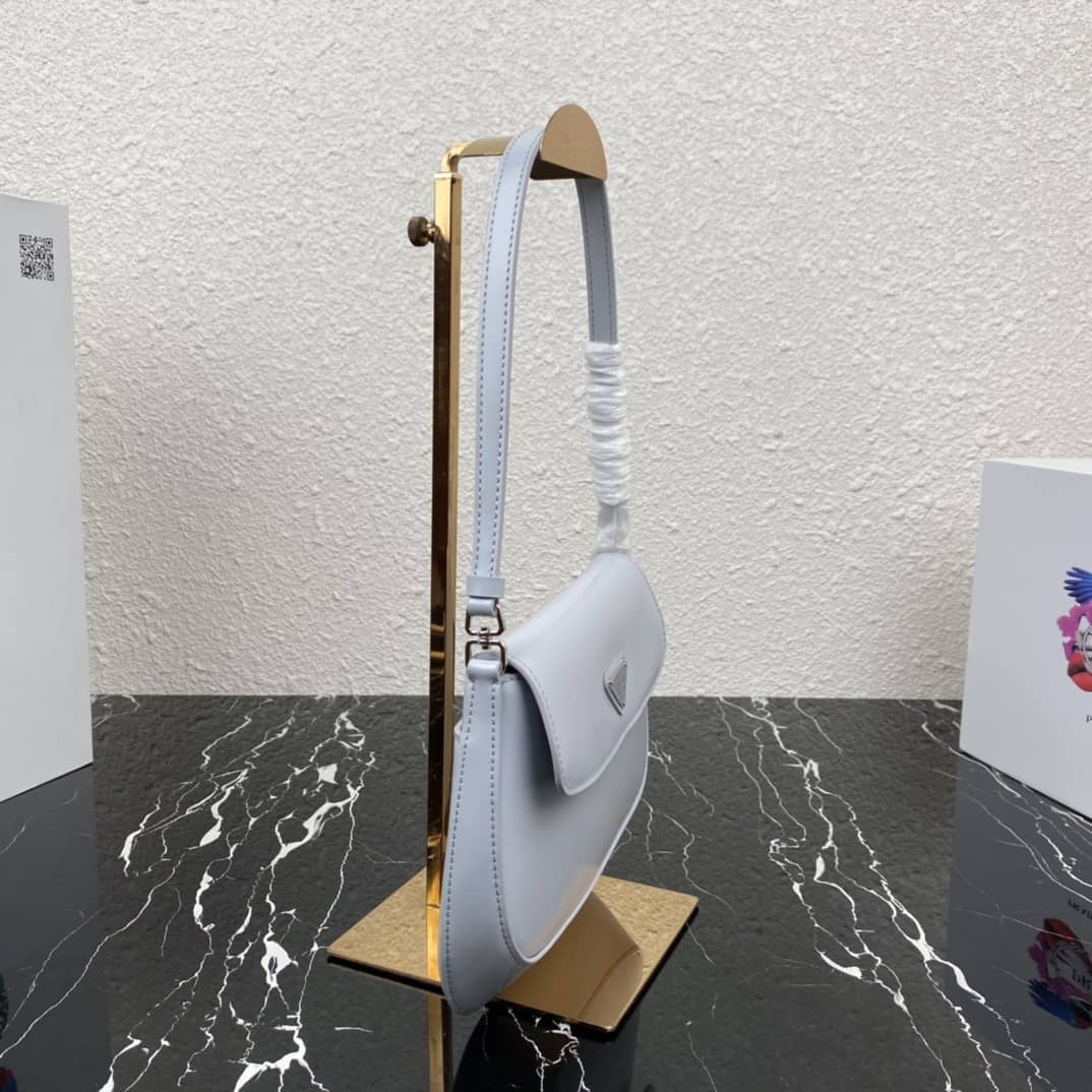 Prada Cleo Bag Dupe Brushed Leather Flap Replica Shoulder Bag