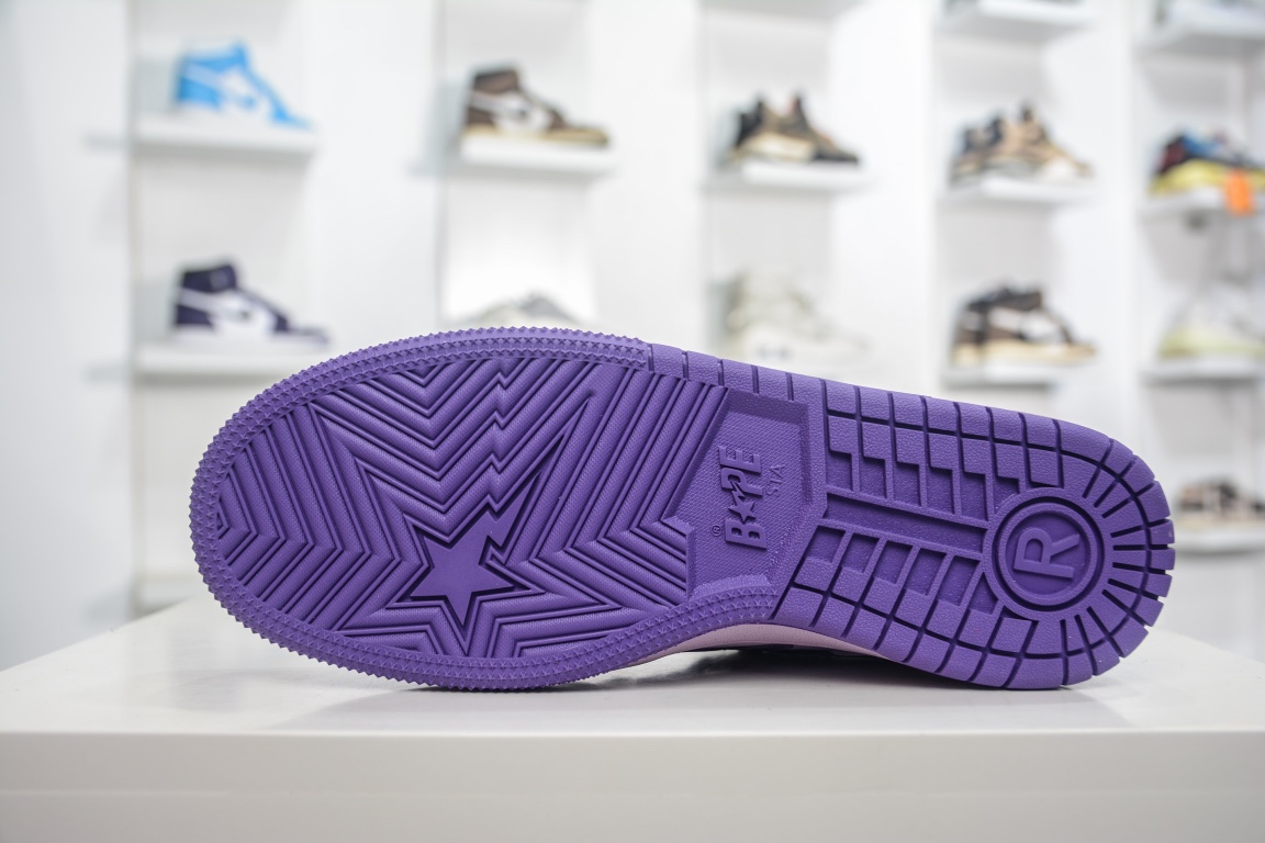 A Bathing Ape Bape SK8 Sta Purple