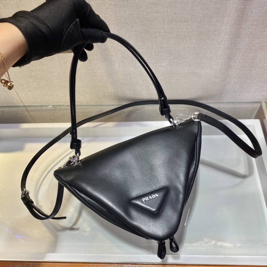 Prada Leather Triangle Replica Shoulder Bag