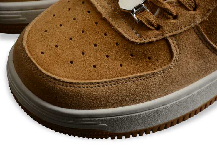 A Bathing Ape Bape Sta Beige Suede