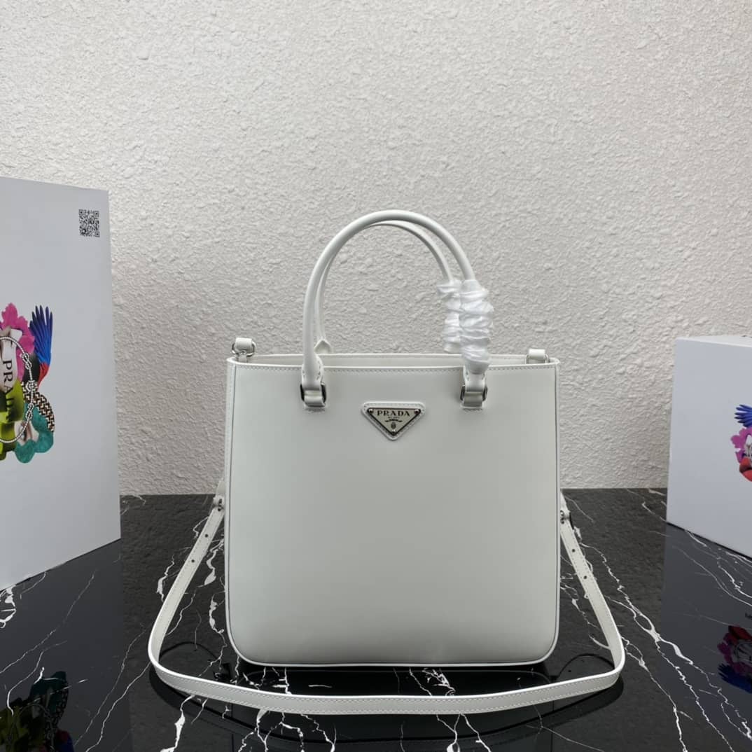 Prada Raffia Tote Dupe Womens Brushed Leather Replica Tote