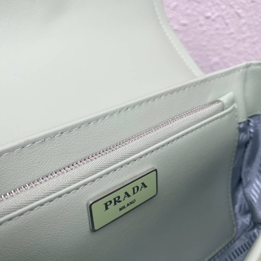Prada Pocket Nylon And Brushed Leather Replica Bag