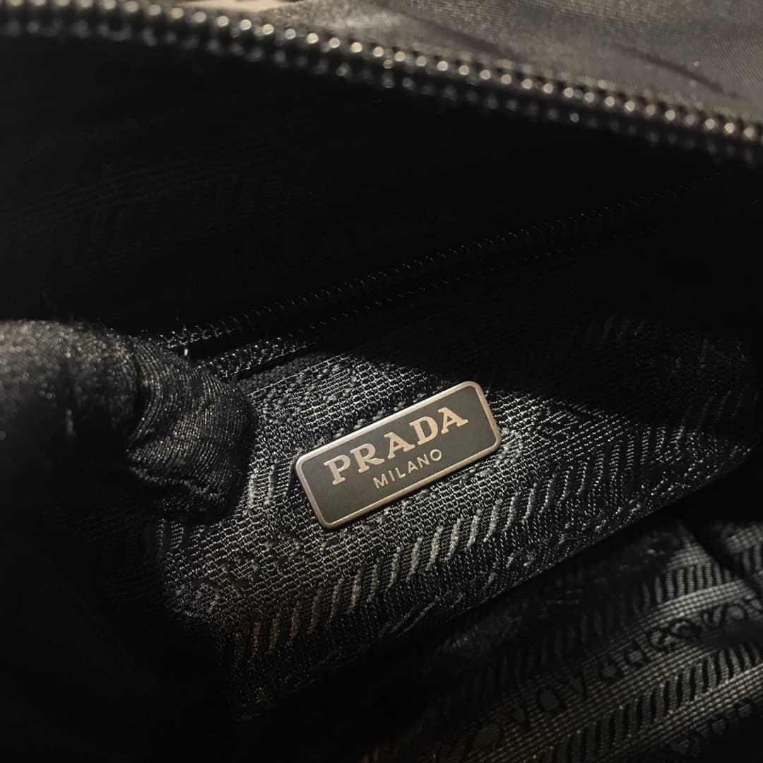Prada Replica Nylon Saffiano Leather Camera Bag