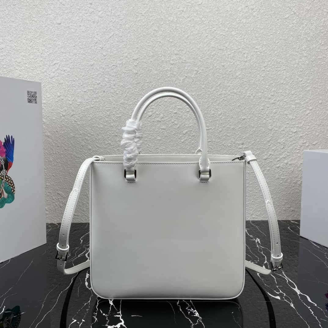 Prada Raffia Tote Dupe Womens Brushed Leather Replica Tote