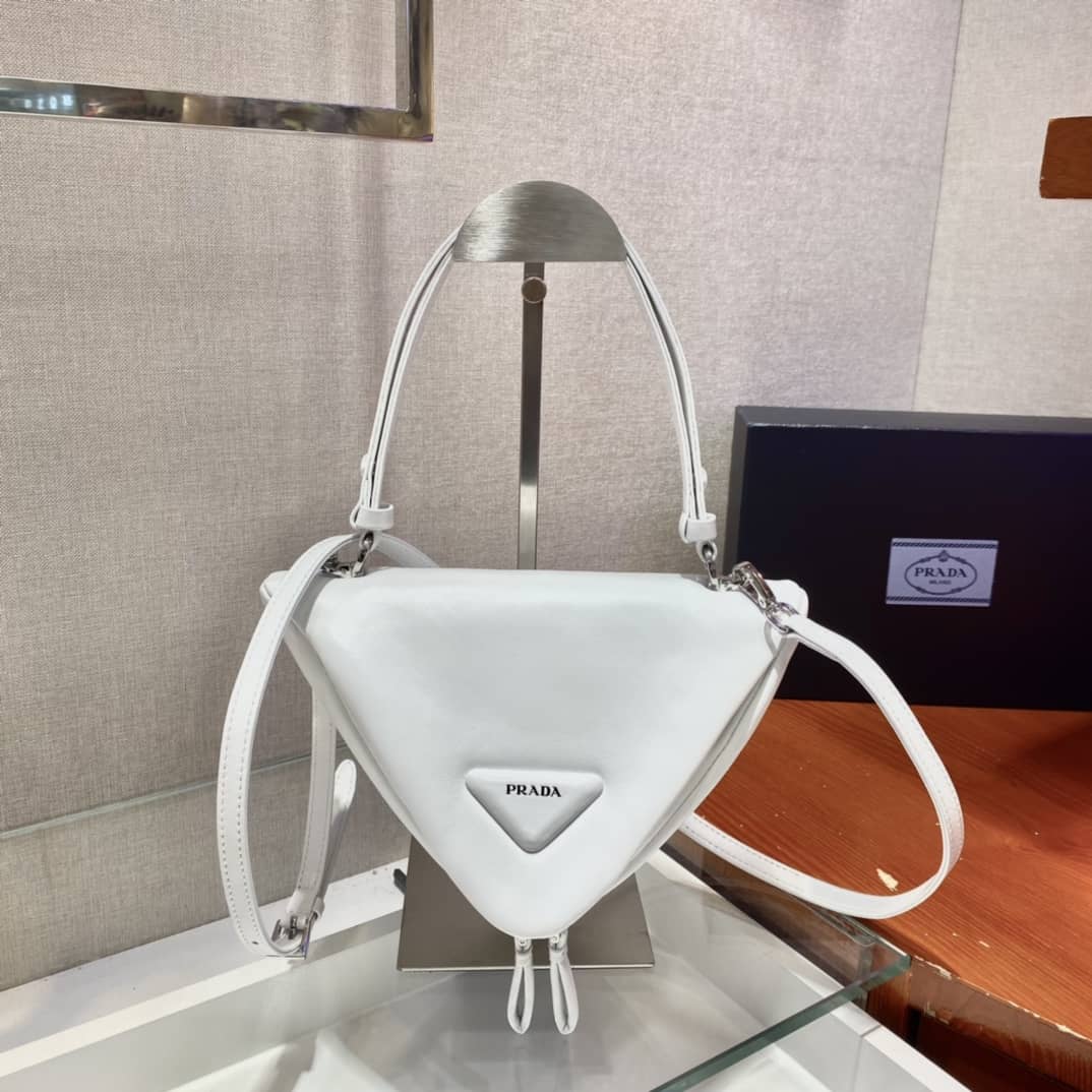 Prada Leather Triangle Replica Shoulder Bag