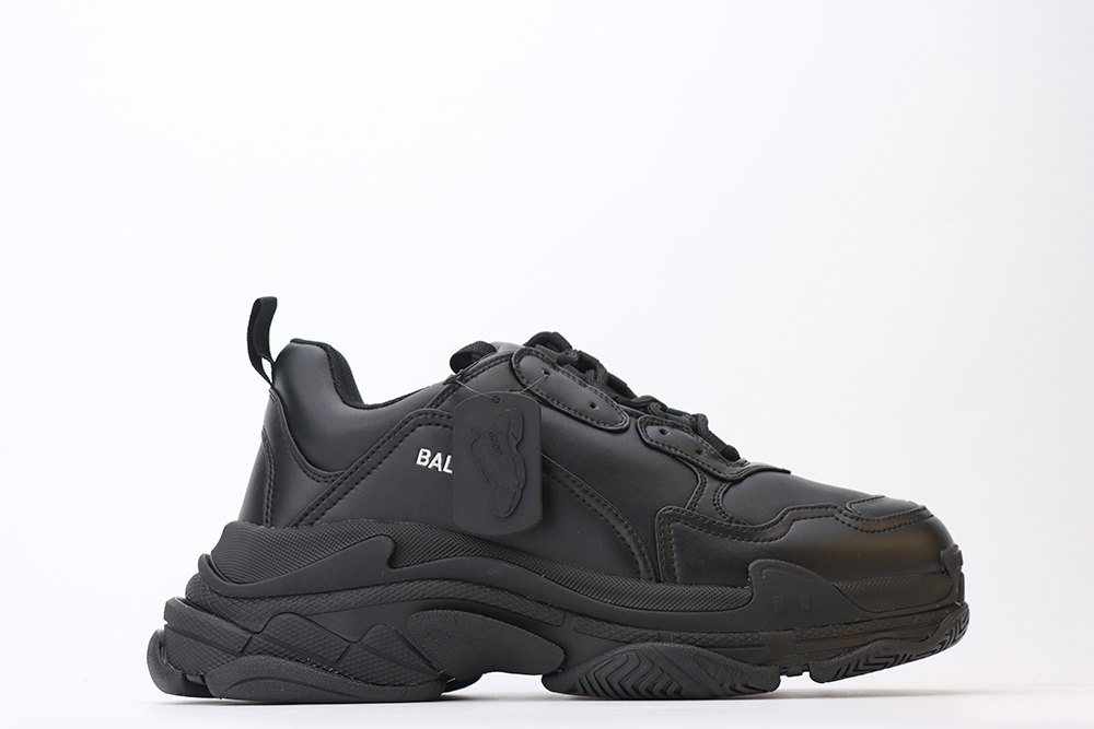Balenciaga Triple S Sneaker  Black  Leather