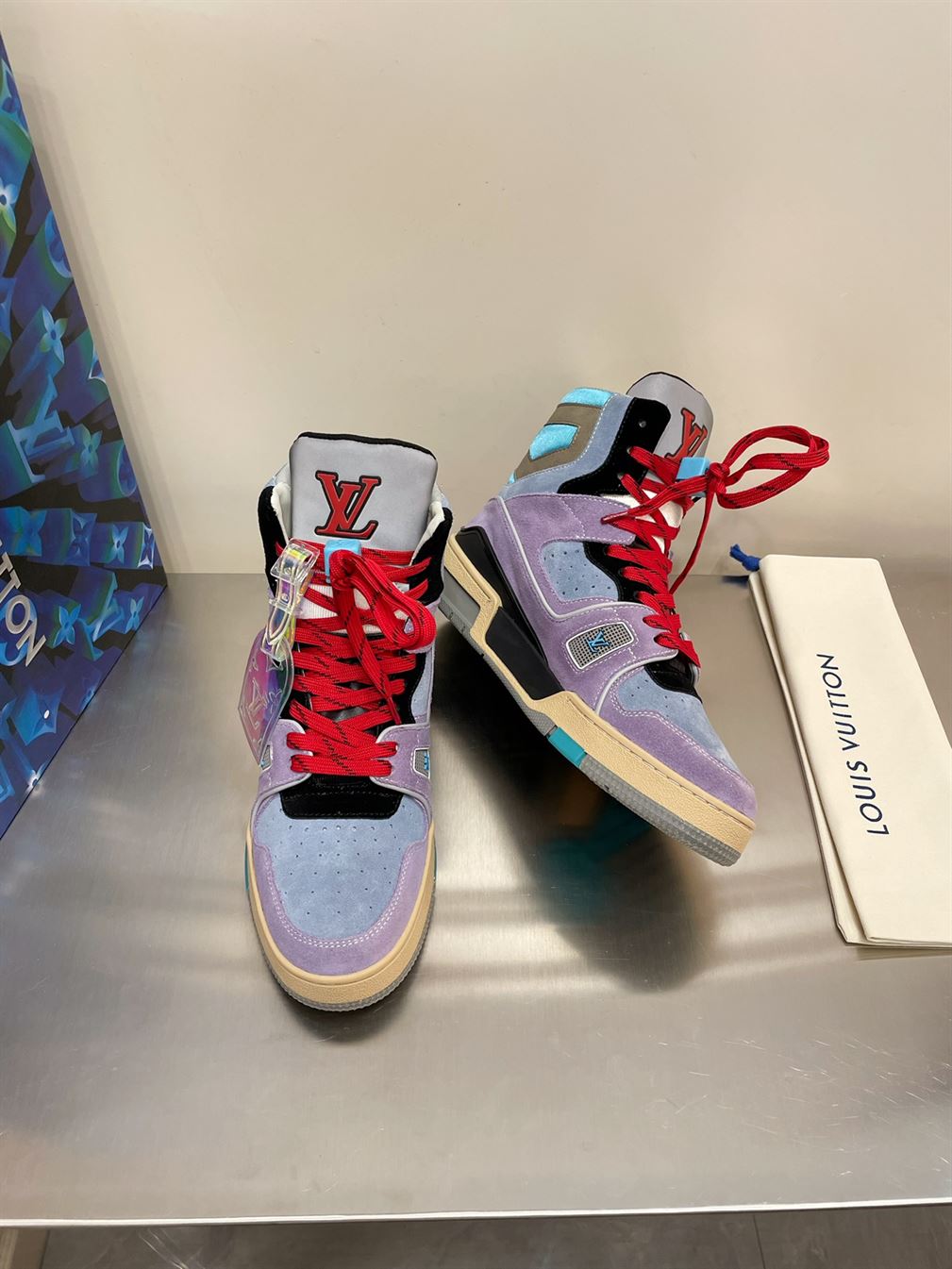 LOUIS VUITTON LV TRAINER SNEAKER BOOT   LVS069