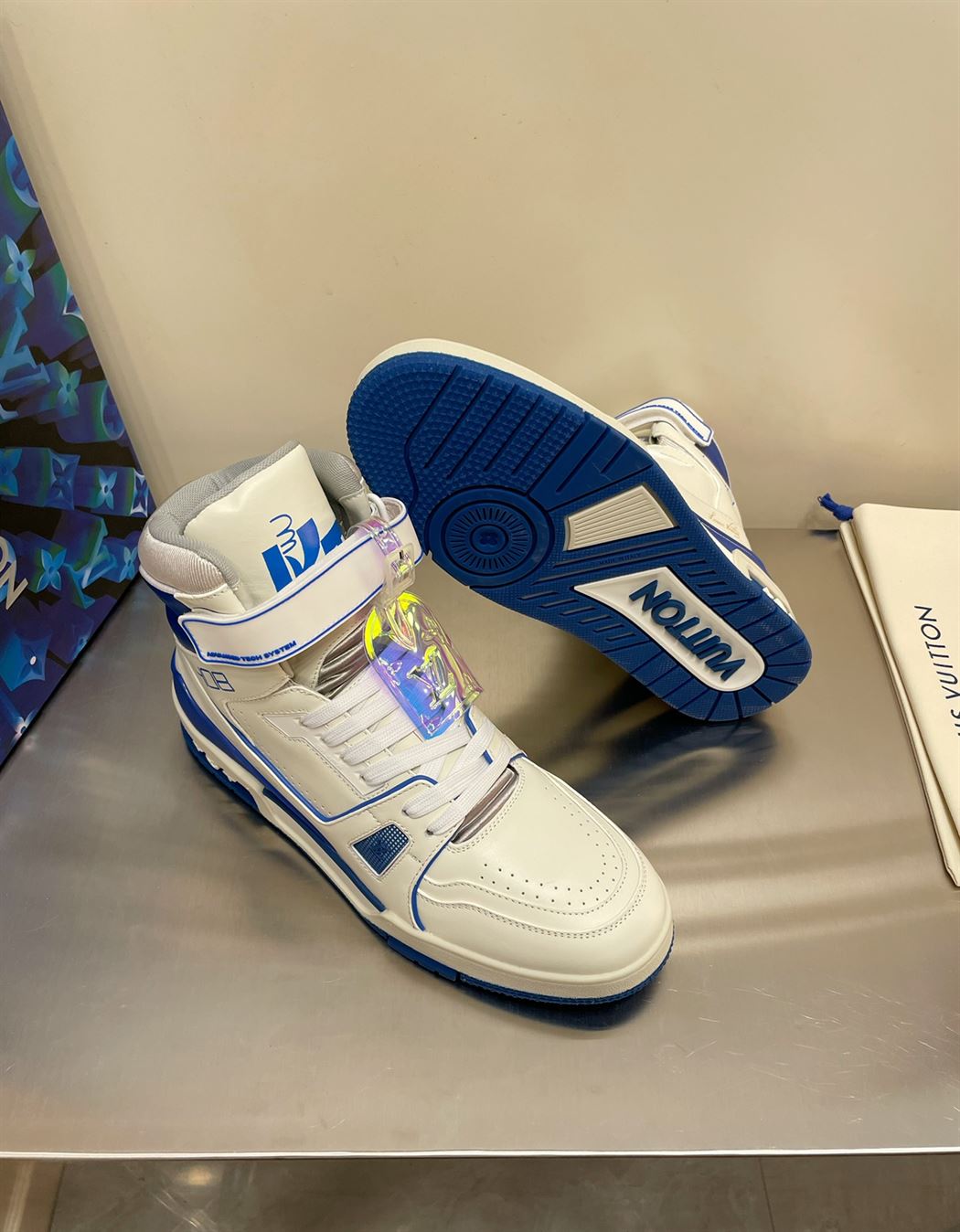 LOUIS VUITTON LV TRAINER SNEAKER BOOT   LVS071