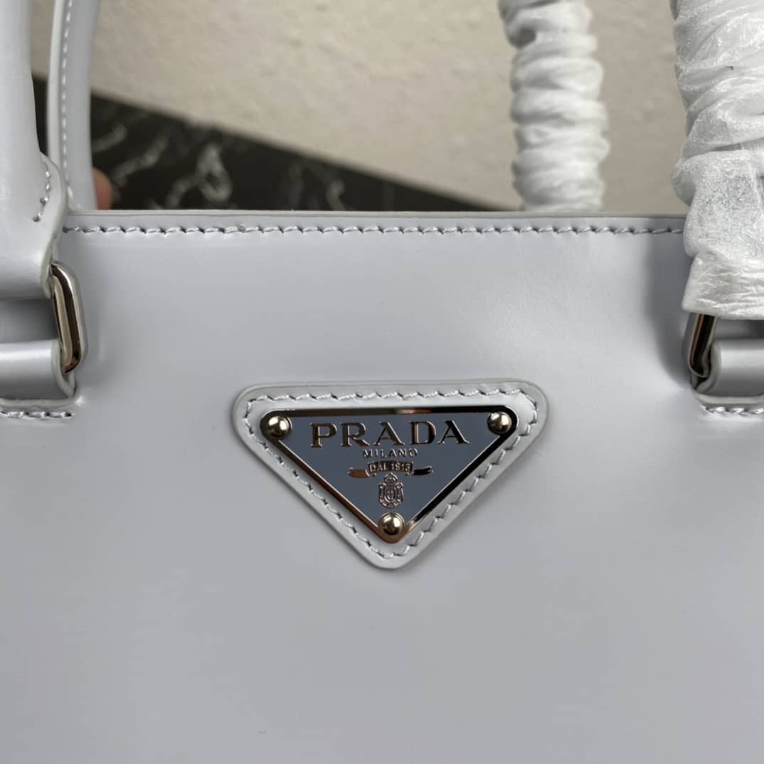 Prada Raffia Tote Dupe Womens Brushed Leather Replica Tote
