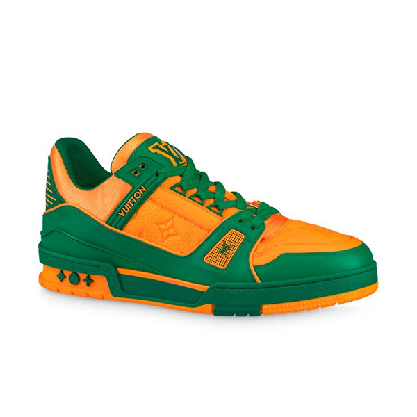 LV Shoes Replica TRAINER VIRGIL ABLOH SNEAKERS IN GREEN – LVS049