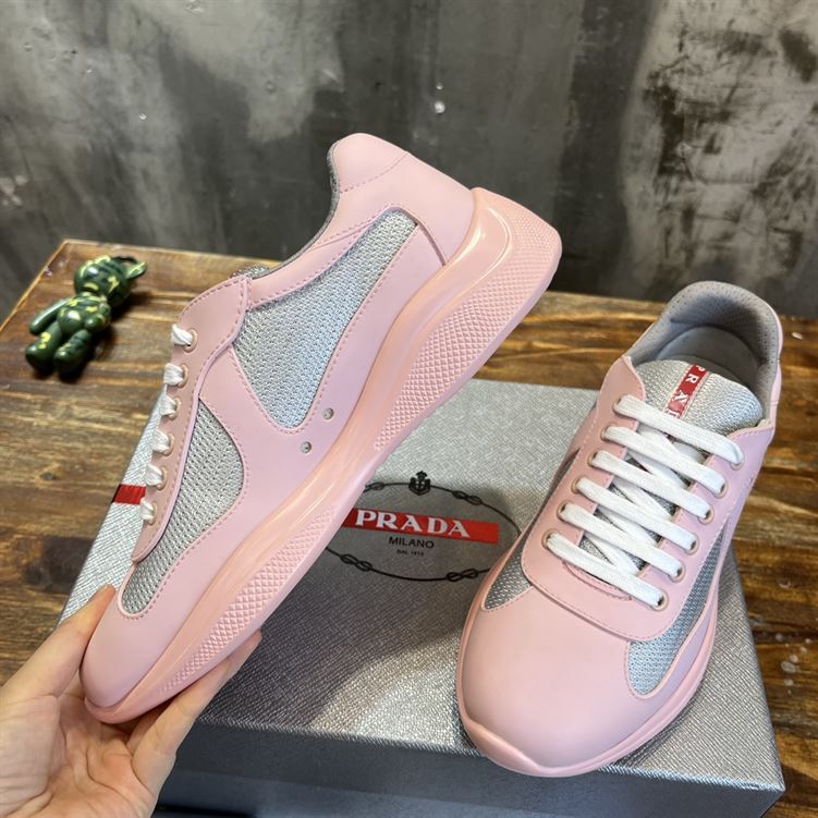 PRADA AMERICA S CUP SOFT RUBBER AND BIKE FABRIC SNEAKERS   PRS044