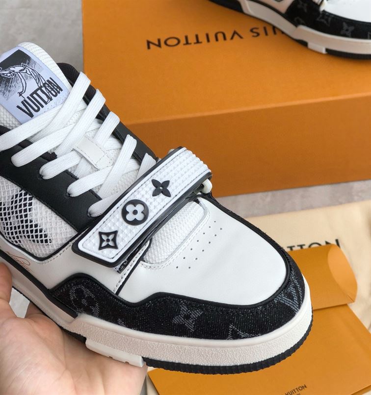 LV Shoes Replica TRAINER MONOGRAM DENIM   LVS016