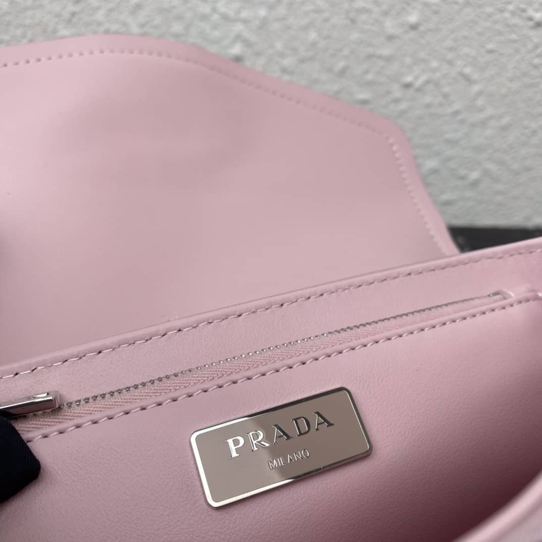 Prada Pocket Nylon And Brushed Leather Replica Bag