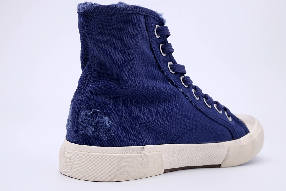 BEST QUALITY REPLICA BALENCIAGA PARIS LOW SNEAKER IN BLUE HIGH
