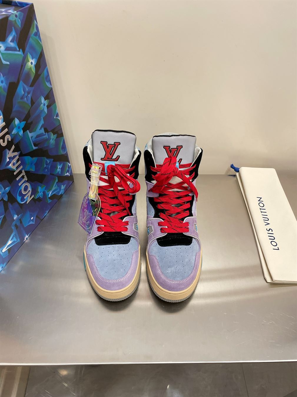 LOUIS VUITTON LV TRAINER SNEAKER BOOT   LVS069