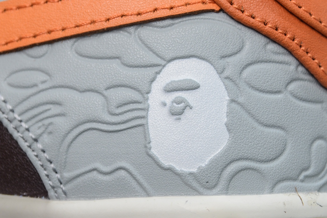 A Bathing Ape Bape Sta Low Grey Orange